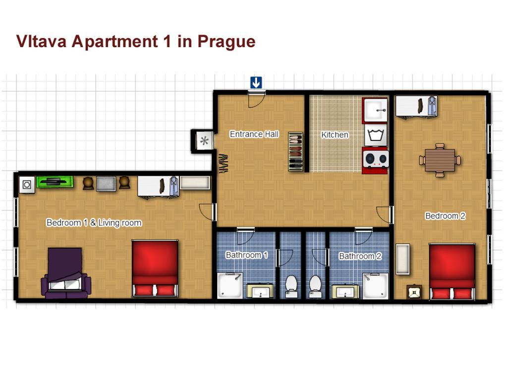 Vltava Apartments Prague Ngoại thất bức ảnh